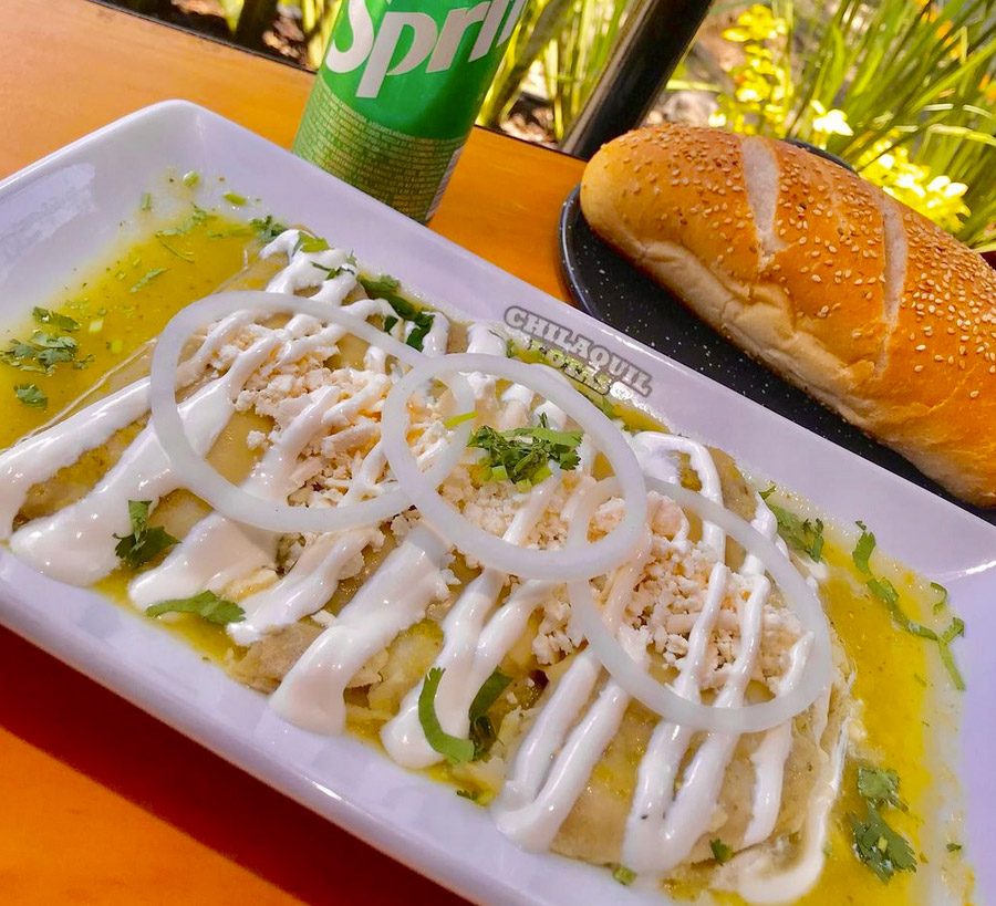 Enchiladas chilaquilotas